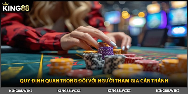 Quy định về miễn trừ trách nhiệm đối với người tham gia cần tránh